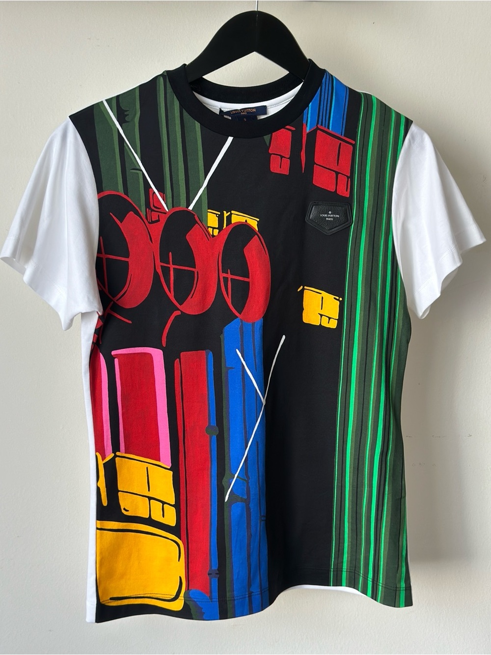 NWT Louis Vuitton 2019 Caeda Pompidou Souvenir Cotton T-shirt Unisex Size Small